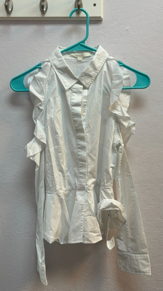 Jonathan Simkhai Ruffled White Designer tops, XS