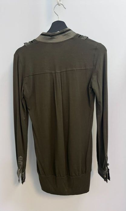 dark green Antoni + Autima buttoned long sleeve, one size
