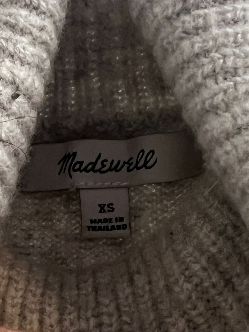 gray Madewell turtleneck, xs
