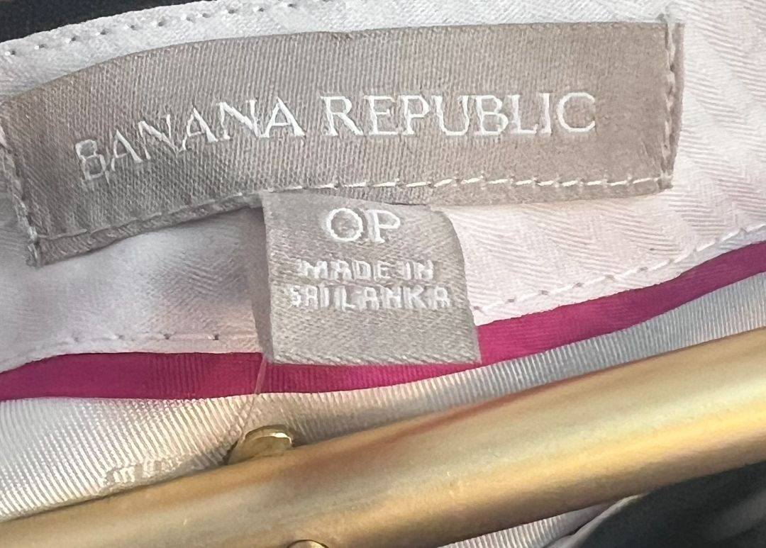 black Banana Republic linen pants, 0P