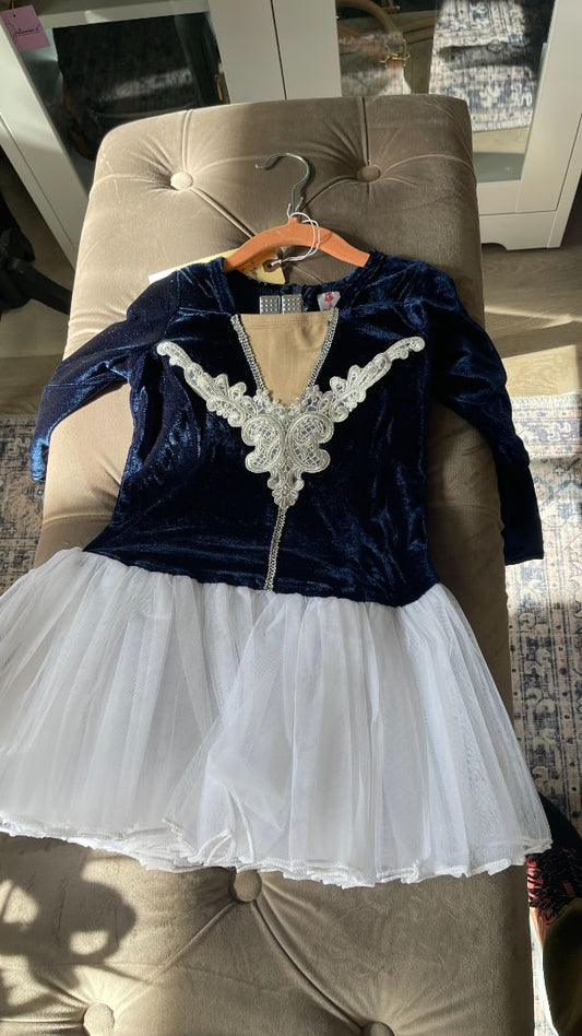 Navy Tutu School Navy Applique, S