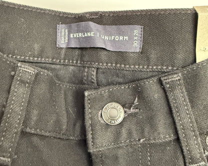 Everlane, Black High-Stretch Athletic Jeans, Size 30×28