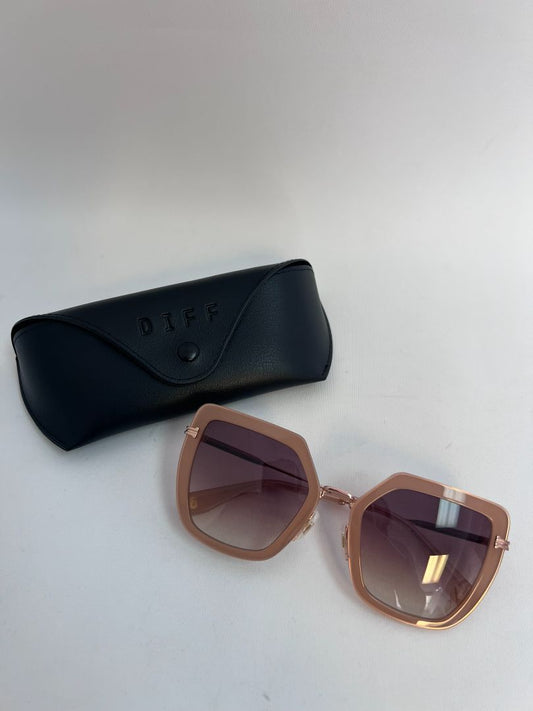 pale pink Marc Jacobs square frames, 2.5 x 2.4 frame