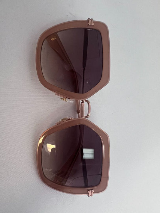 pale pink Marc Jacobs square frames, 2.5 x 2.4 frame