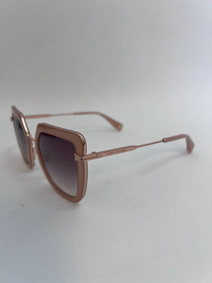 pale pink Marc Jacobs square frames, 2.5 x 2.4 frame