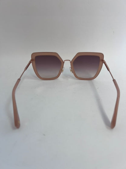 pale pink Marc Jacobs square frames, 2.5 x 2.4 frame
