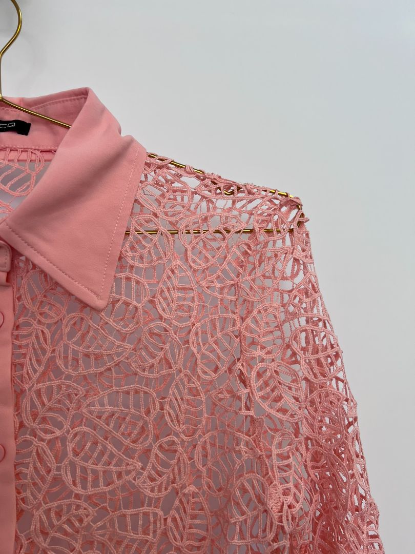 pink, yellow CQ by CQ button up, 2s, 2m, 2l