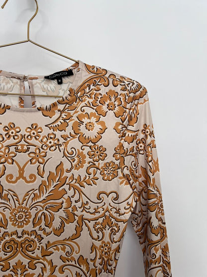 gold and beige CQ by CQ bodysuit, 2s, 2m, 2l