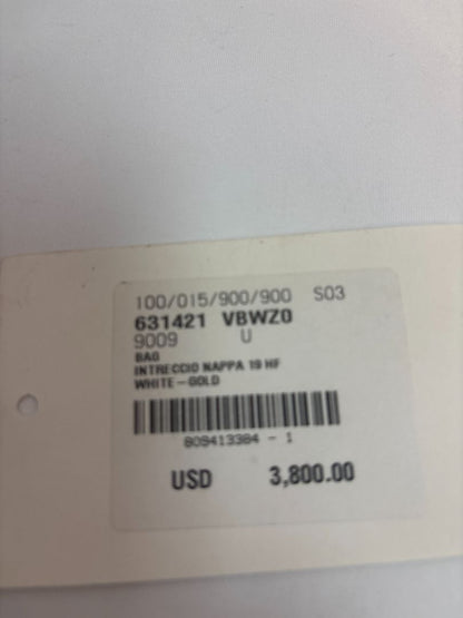 chalk Bottega Veneta padded woven cassette design Daniel Lee, Width: ~9.5 inches (24 cm) Height: ~7 inches (18 cm) Depth: ~2 inches (5 cm) Top Handle Drop: ~5 inches (13 cm) Shoulder Strap Drop: ~18 inches (46 cm)