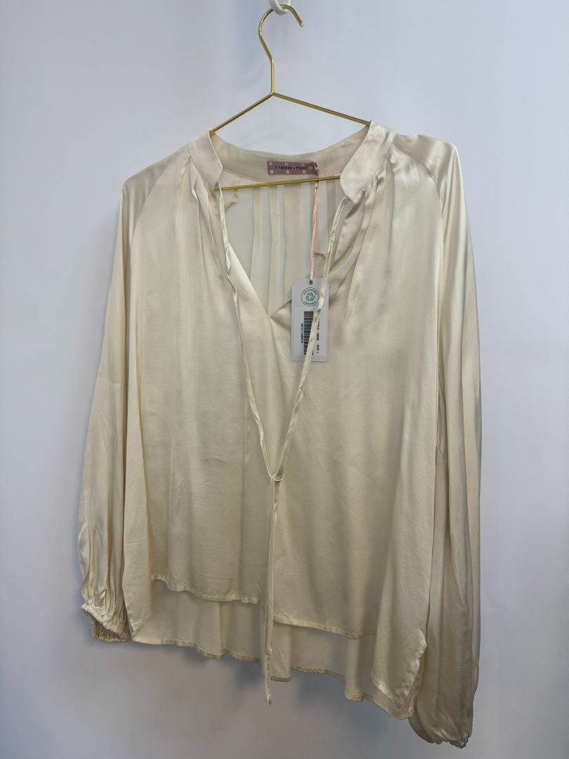 Ivory Traffic People Satin blouse, L