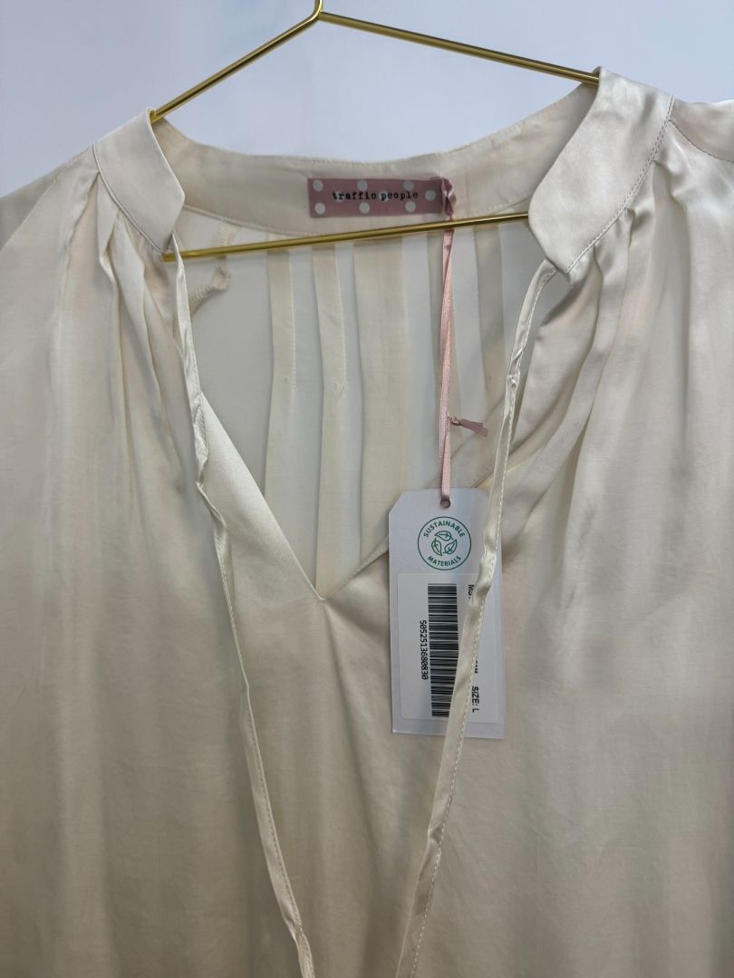 Ivory Traffic People Satin blouse, L