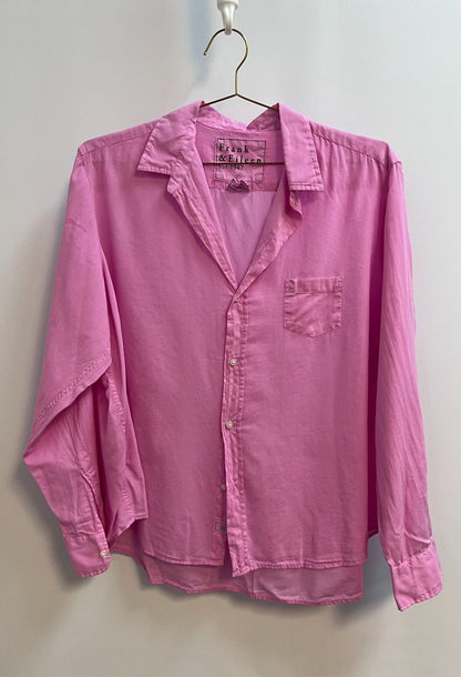 pink Frank & Eileen button up, XL