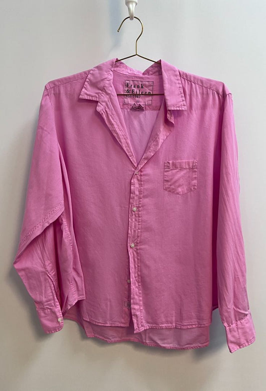 pink Frank & Eileen button up, XL