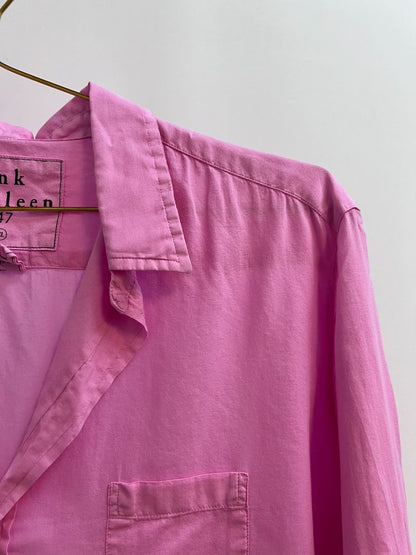 pink Frank & Eileen button up, XL
