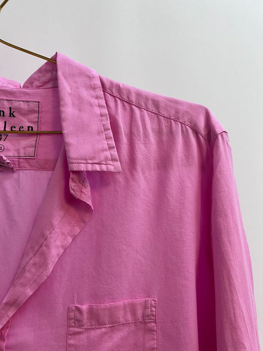 pink Frank & Eileen button up, XL