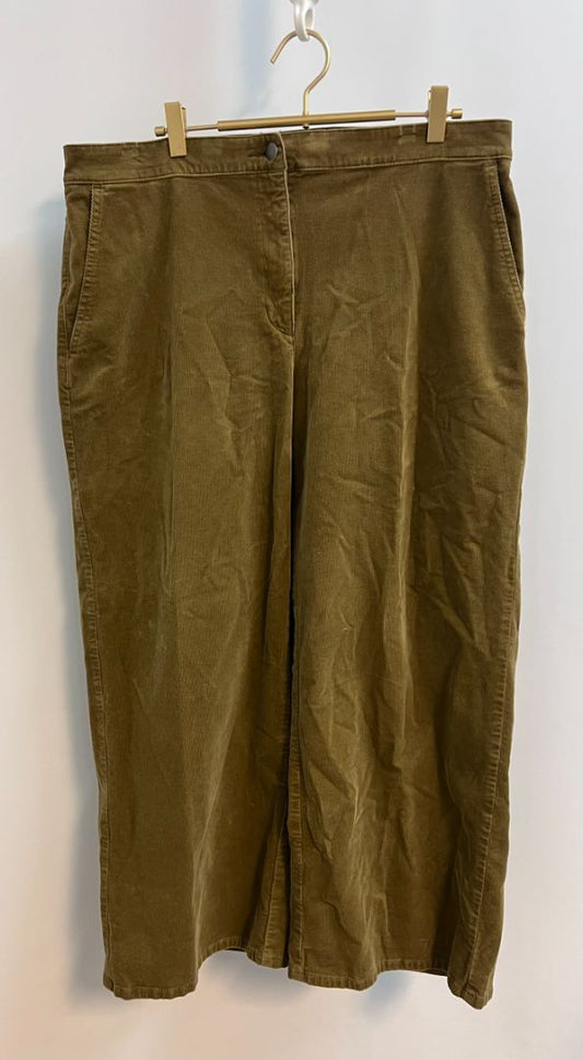 dark yellow Eileen Fisher corduroy pants, L