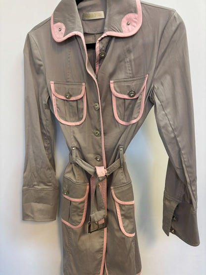 gray Dulce Era Era rain coat