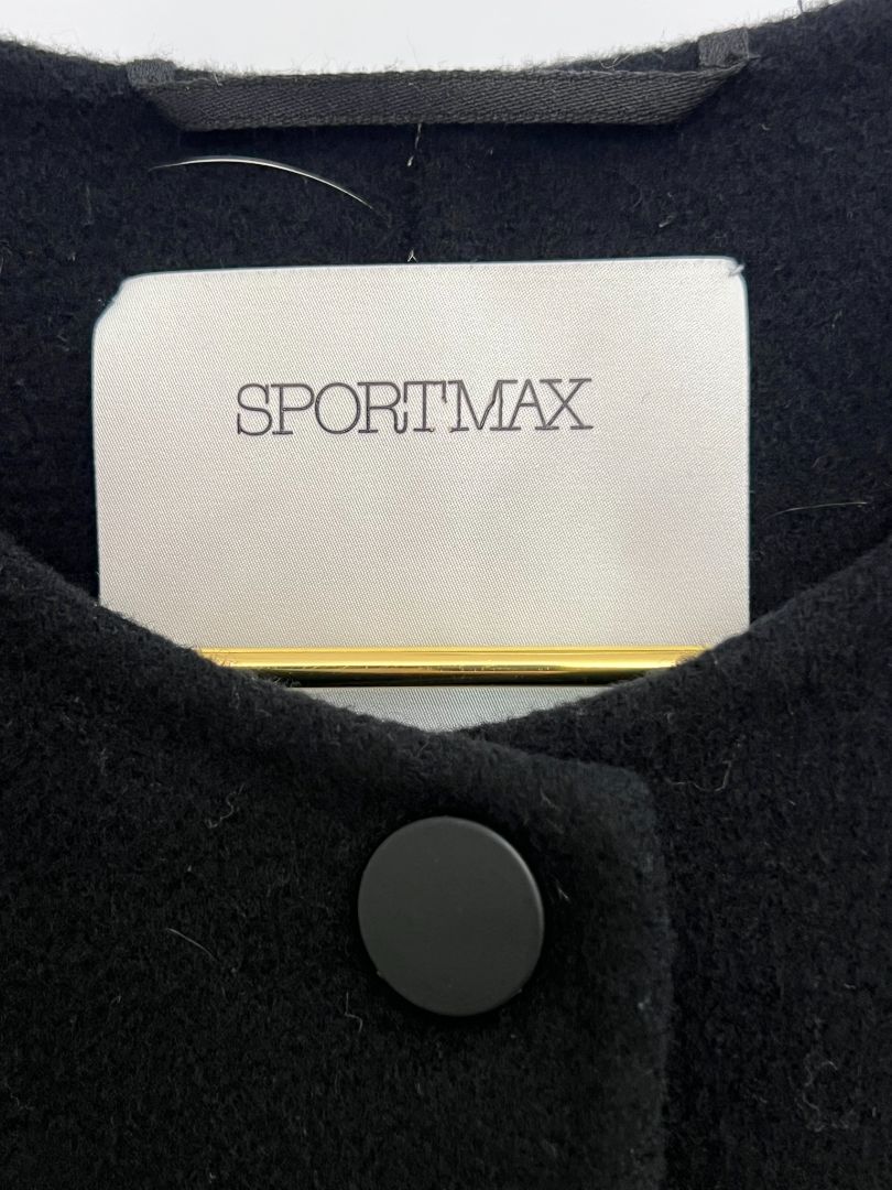 black Sportmax buttoned dress, one size