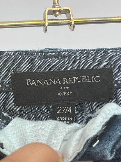 dark blue wash Banana Republic pants, 27/4