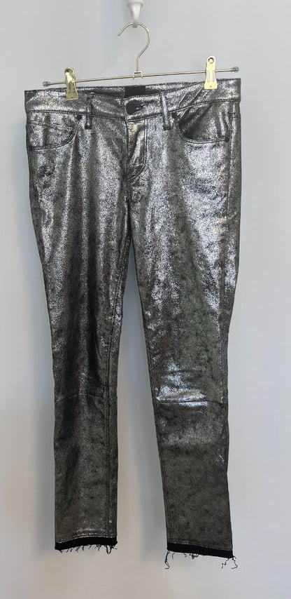 metallic silver R + A metallic pants, NA