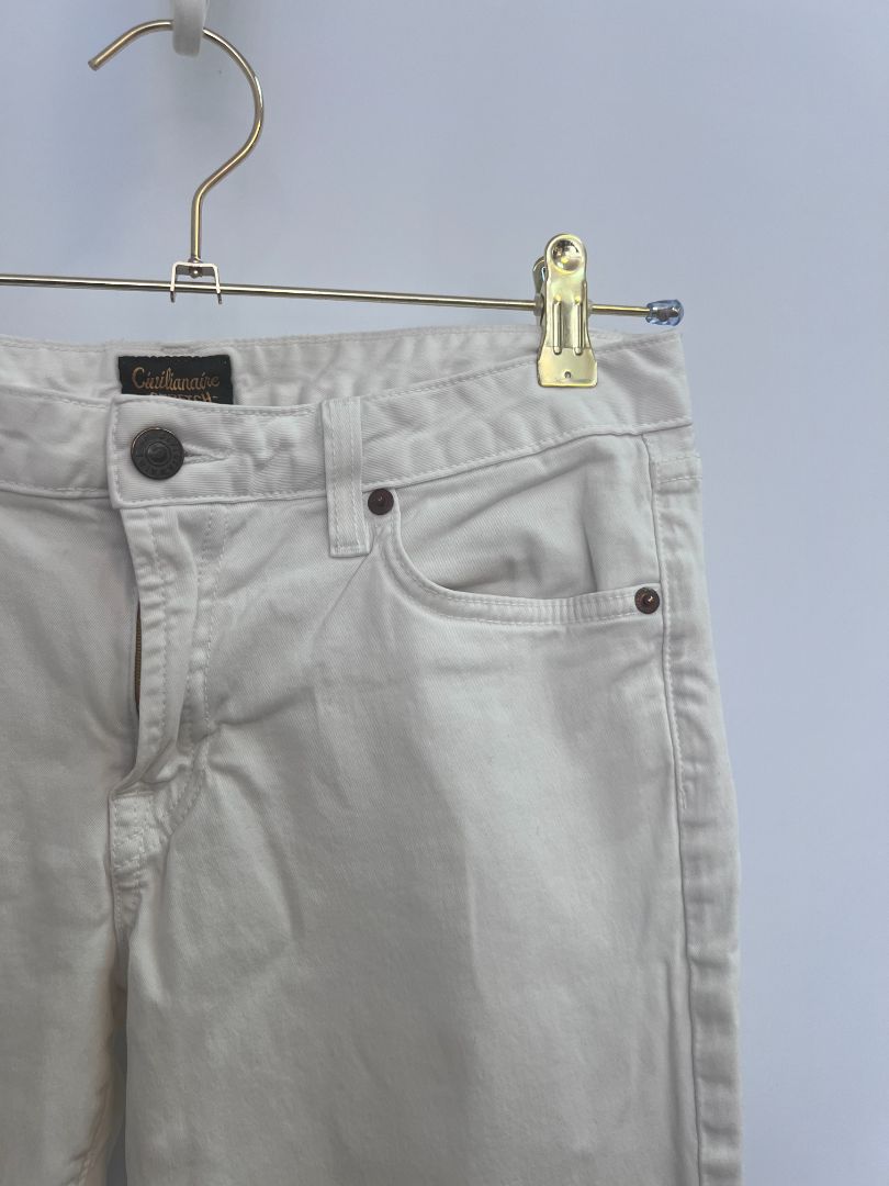 white Civilianaire jeans, 27