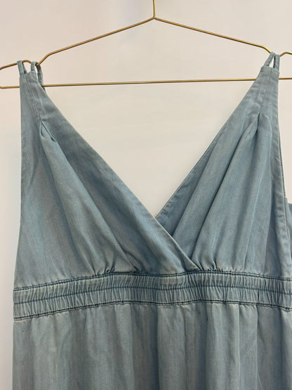 Chambray Holding Horses denim chambray dress, 6 US