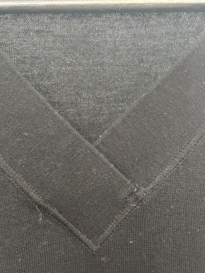 black Everlane cashmere v neck, M