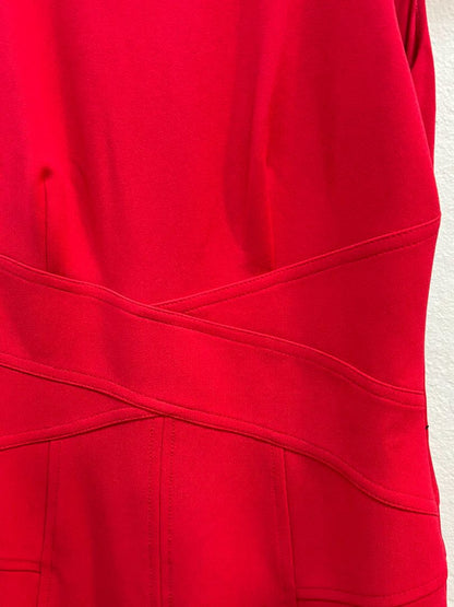 red Vince Camuto midi dress, 2