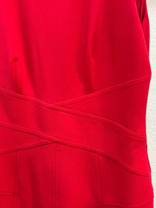 red Vince Camuto midi dress, 2