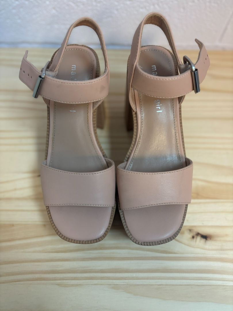 salmon Madden Girl clogs sandals, 5.5 US
