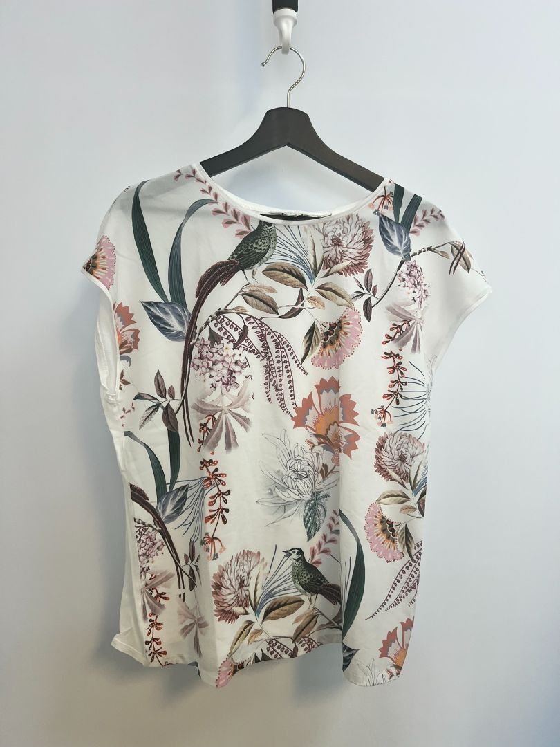 white multi Ted Baker floral top, 3