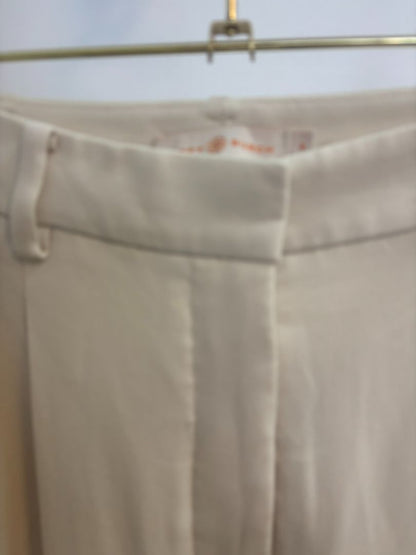 beige Tory Burch Wide‑Leg Trousers / Dress Pants, 4