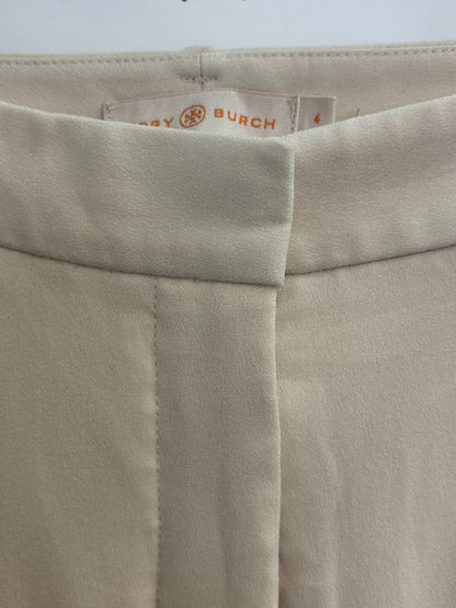 beige Tory Burch Wide‑Leg Trousers / Dress Pants, 4