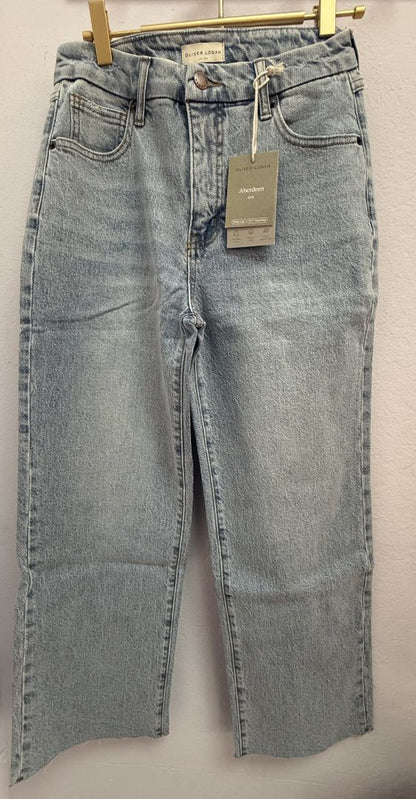 Oliver Logan Light Indigo Ankle Crop Jean