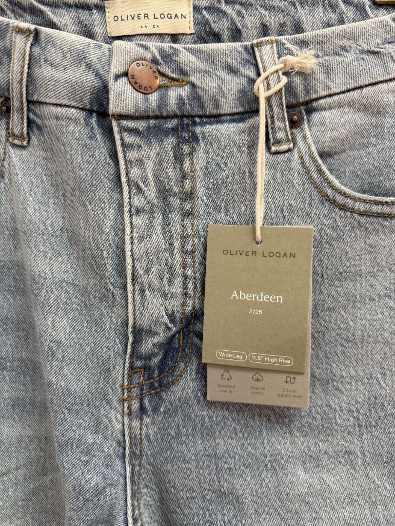 Oliver Logan Light Indigo Ankle Crop Jean