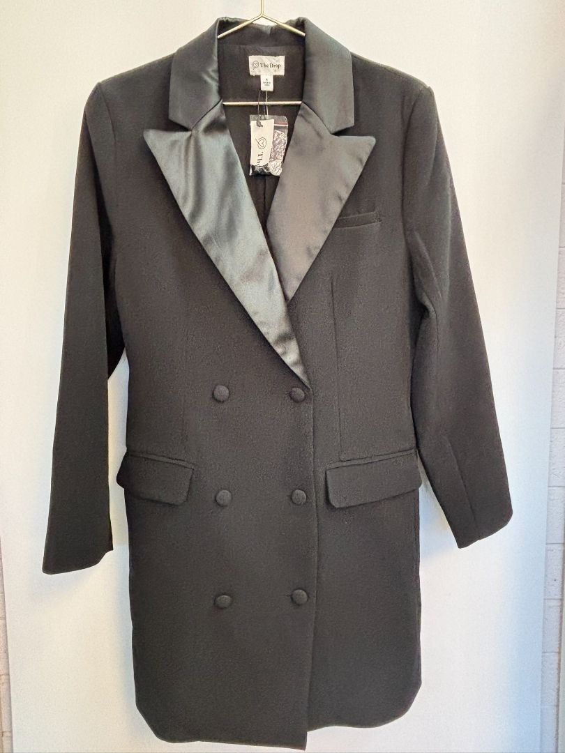 black The Drop tuxedo dress, S