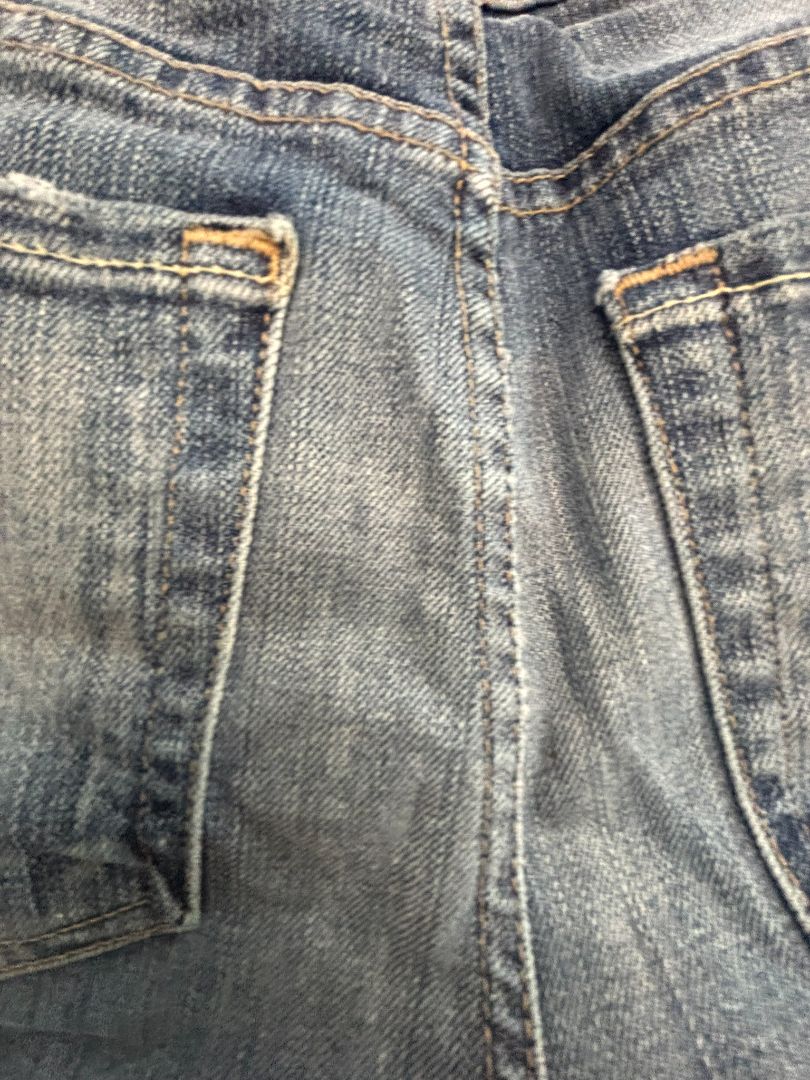 blue Seven for all mankind skinny straight ankle, 27