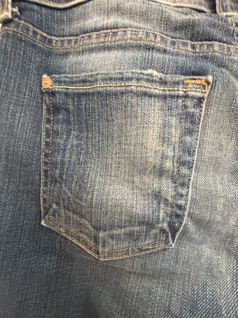 blue Seven for all mankind skinny straight ankle, 27