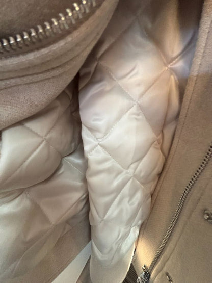 oat Veronica Beard cable knit wool jacket, S