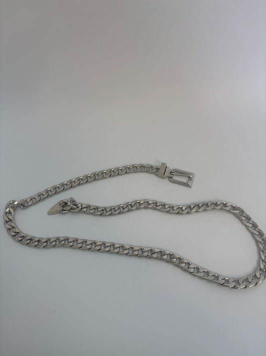 silver Aldo chain belt, 39 inches