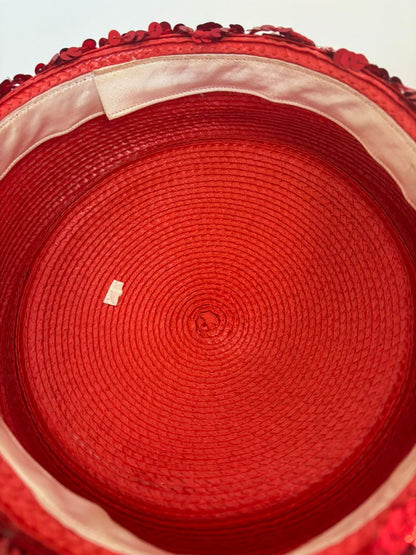 RED NA women's hat, 8 X 8