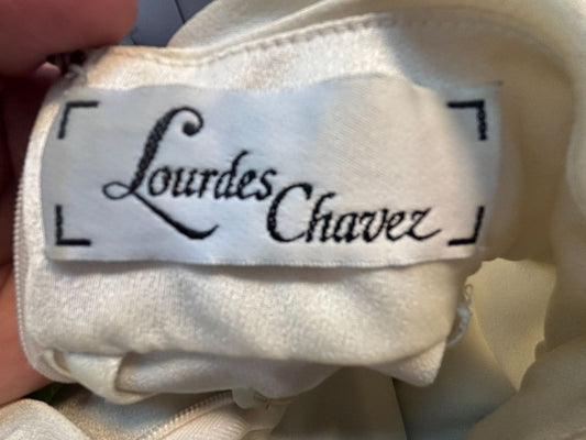 ivory Lourdes Chavez silk top, S