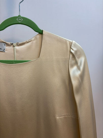 ivory Lourdes Chavez silk top, S