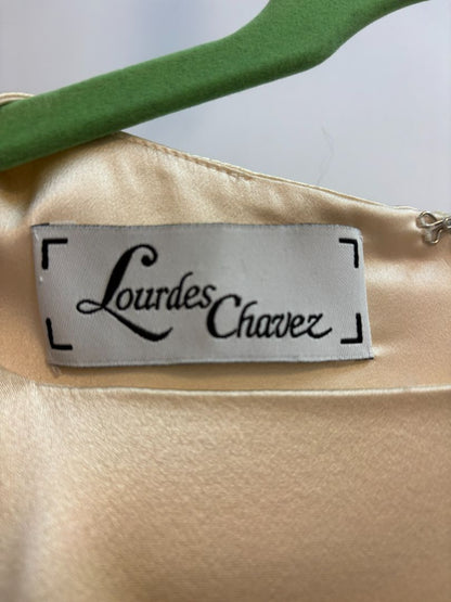 ivory Lourdes Chavez silk top, S