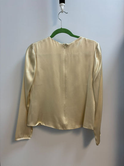 ivory Lourdes Chavez silk top, S