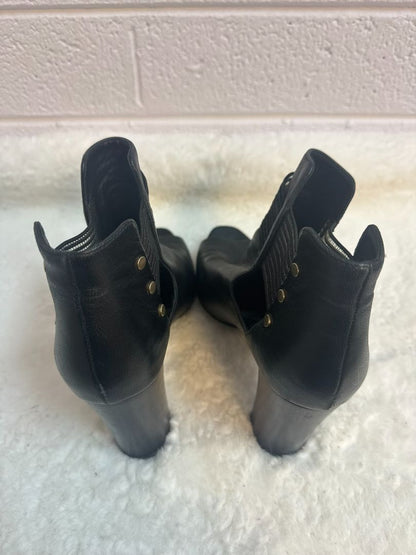 Jimmy Choo Black Peep-Toe Booties 40