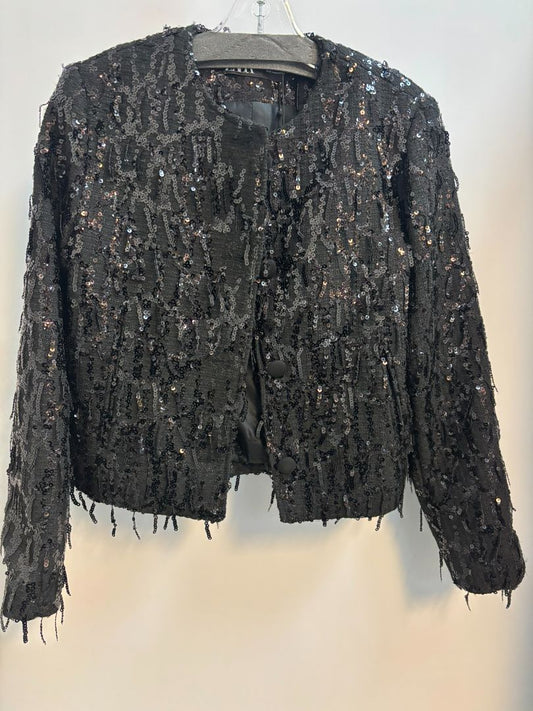 black Zara blazer, L