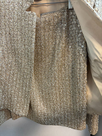 beige Lourdes Chavez suit, 6