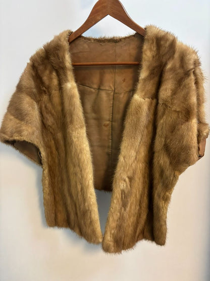 light brown NA stole, OS