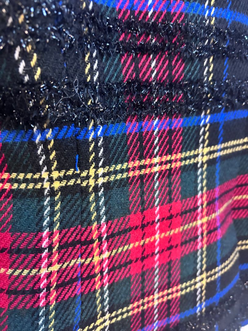 red and green J Crew collection Tartan coat, 10